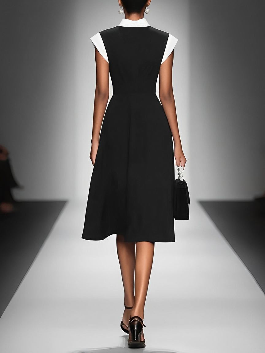 Monochrome Muse Dress