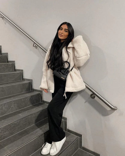 Olivia – Warmer Teddy-Mantel