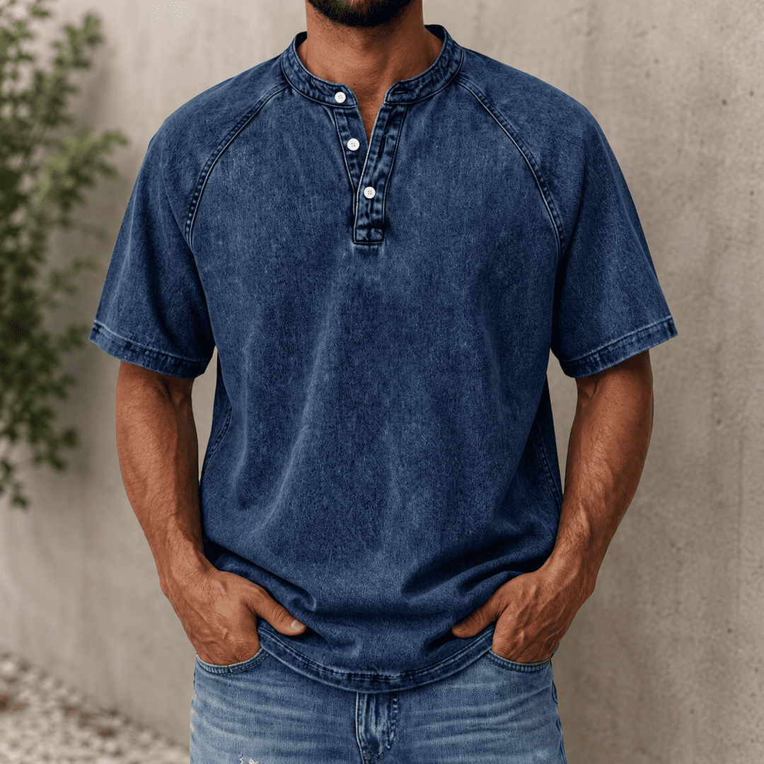 VintageEase Henley Shirt