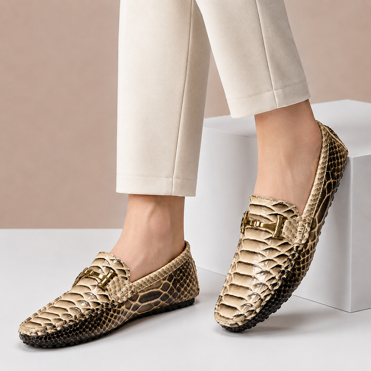 Torina Genuine Leather Loafers