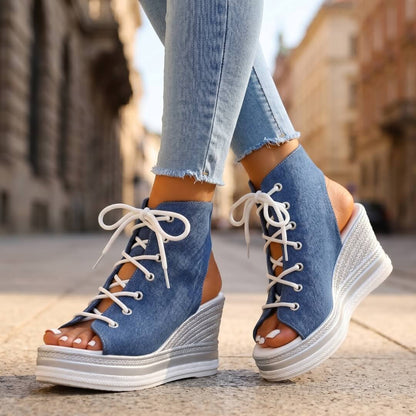 Ronnie Wedge Sandals