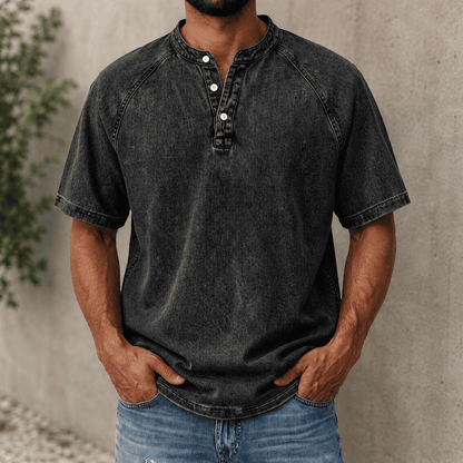 VintageEase Henley Shirt