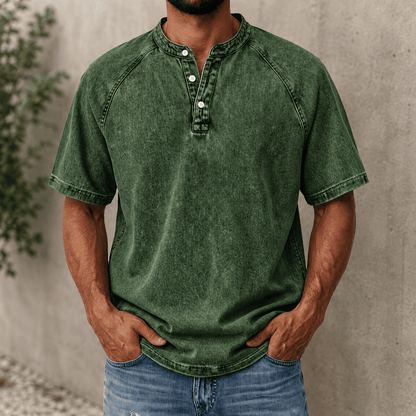 VintageEase Henley Shirt