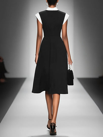 Monochrome Muse Dress