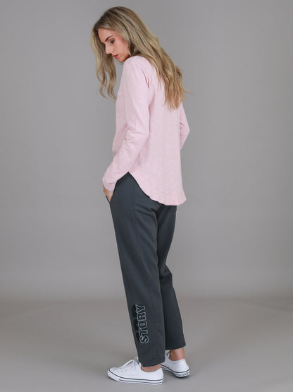 Mosman Curved Hem Long Sleeve T Shirt