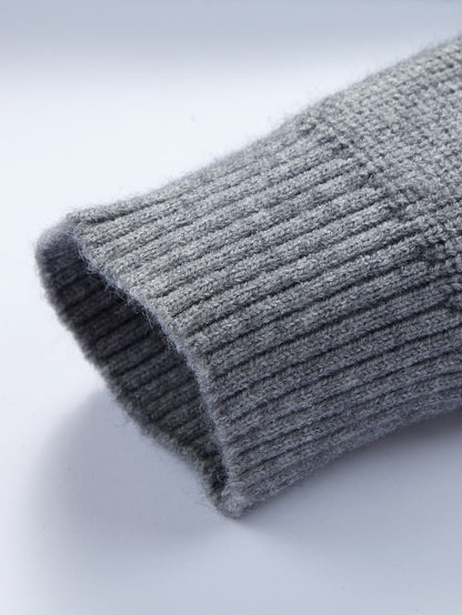 2 In 1 Notched Collar Sweater