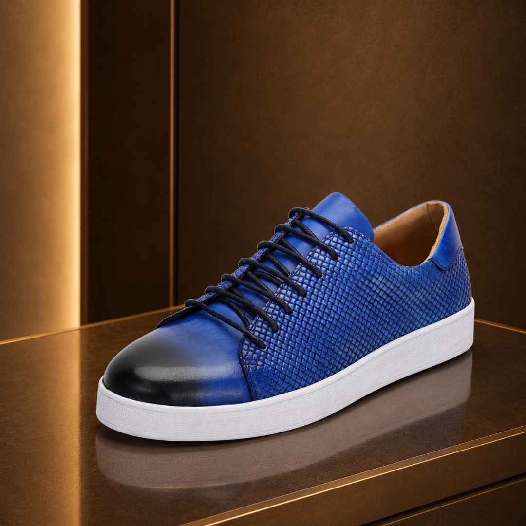 Elegant Leather Dress Sneakers