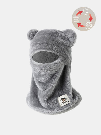 Bear Ear Hat Warm Balaclava Hat