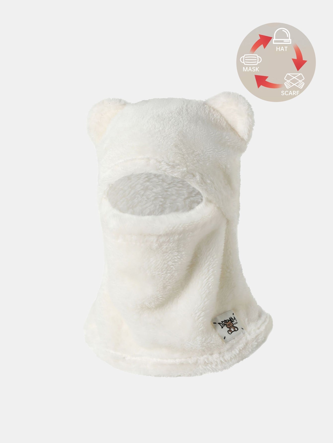Bear Ear Hat Warm Balaclava Hat