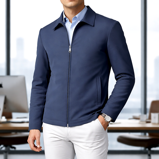 Business Casual Zip Jacket