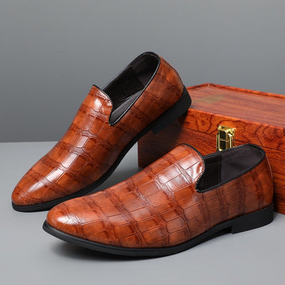 NoirCroc Luxe Loafers