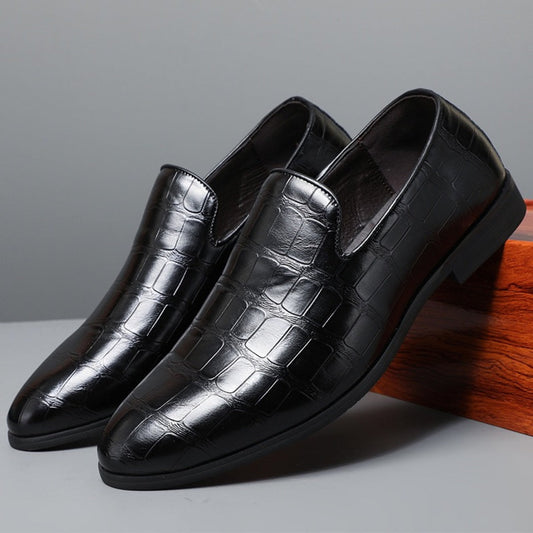 NoirCroc Luxe Loafers