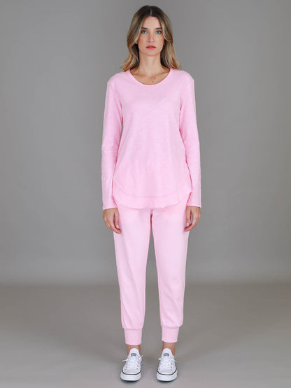 Mosman Curved Hem Long Sleeve T Shirt