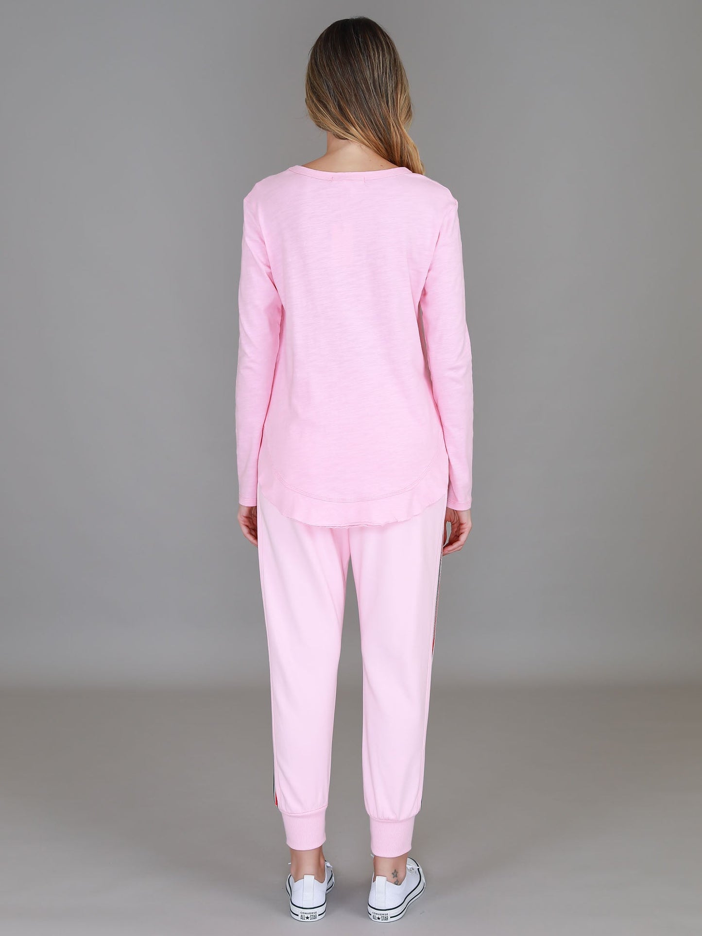 Mosman Curved Hem Long Sleeve T Shirt