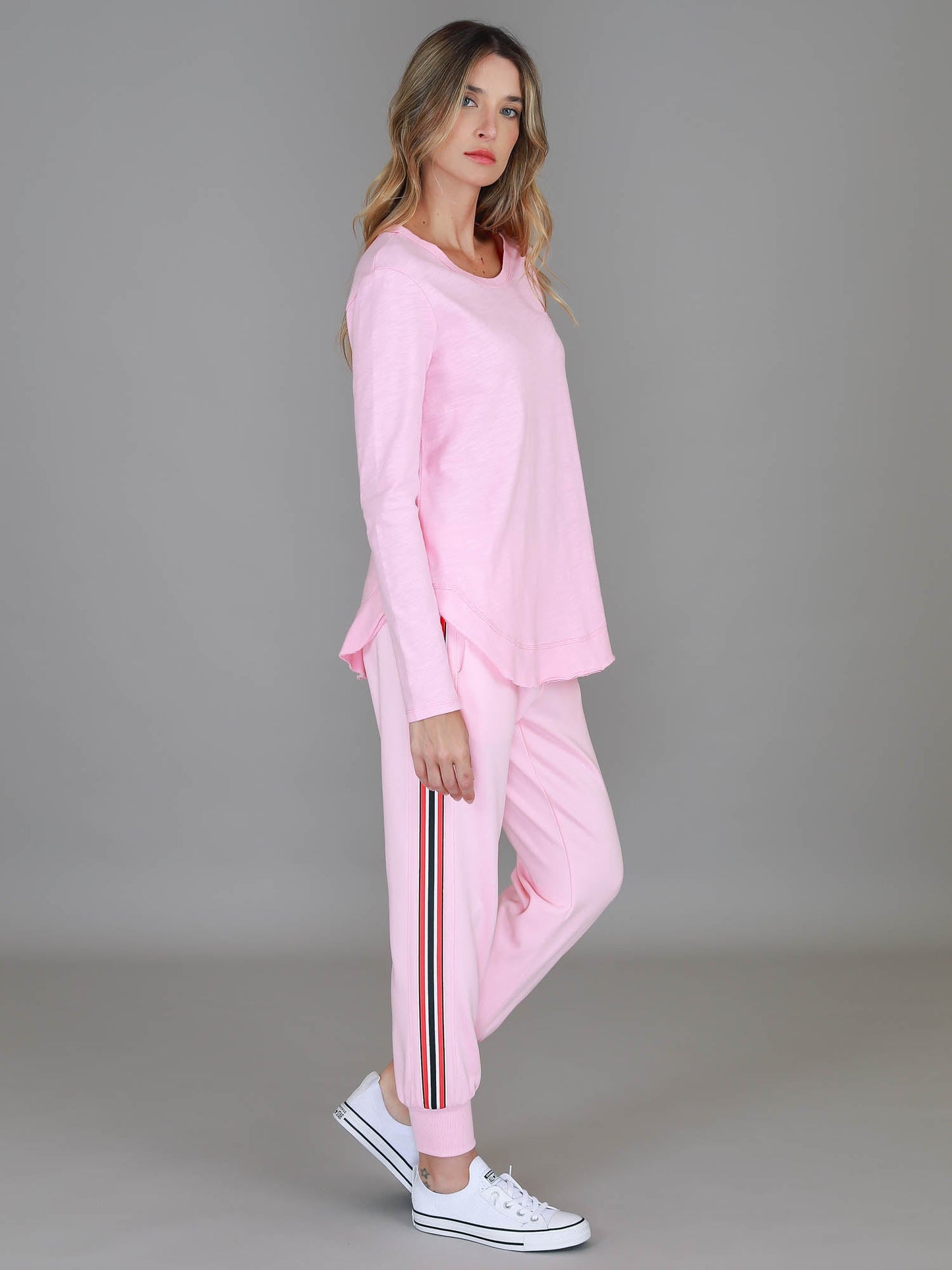 Mosman Curved Hem Long Sleeve T Shirt