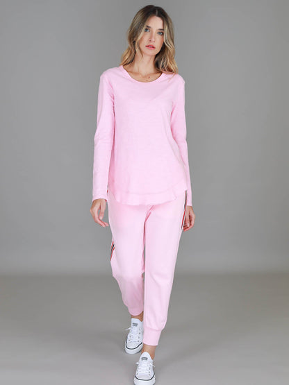 Mosman Curved Hem Long Sleeve T Shirt