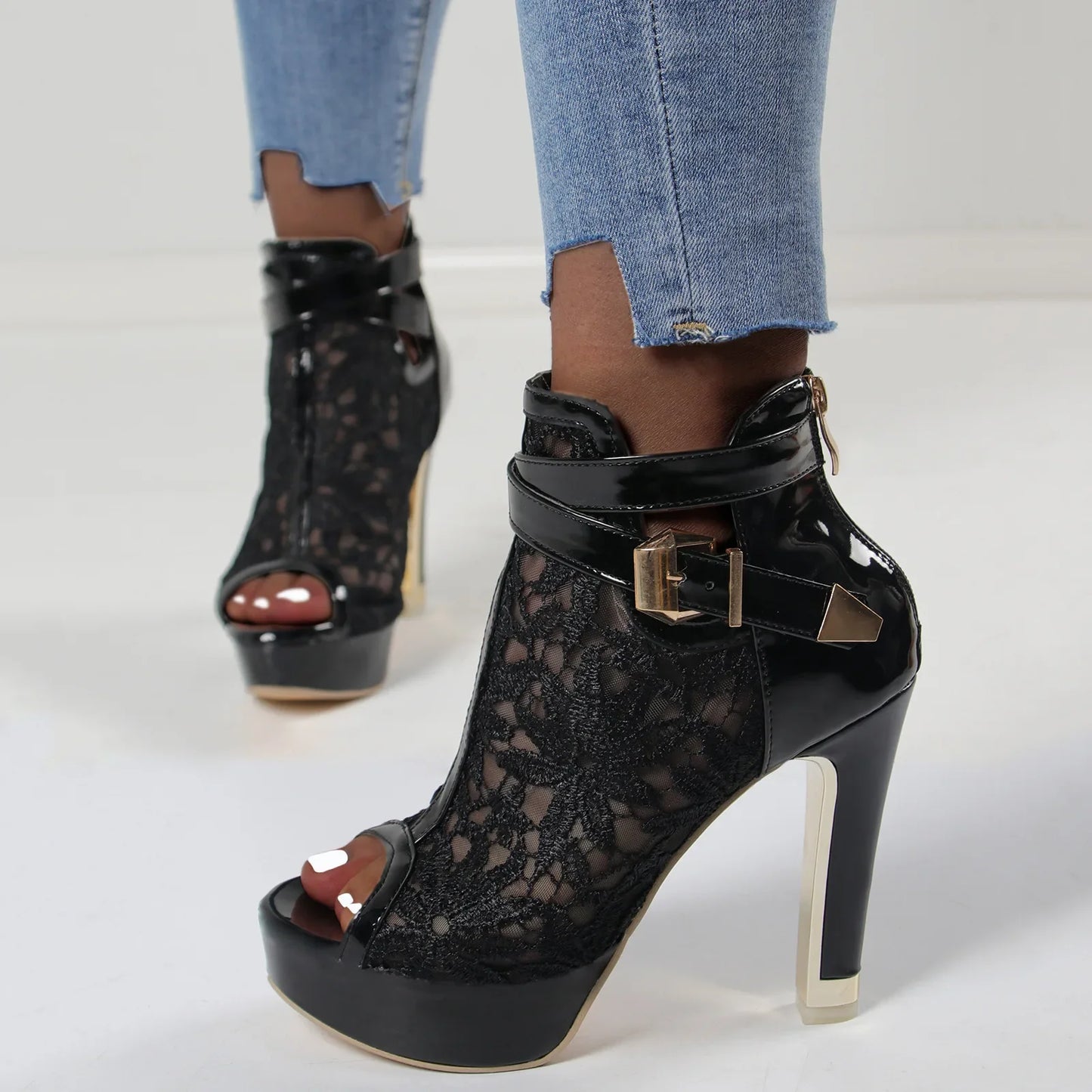Lola Lace Heels