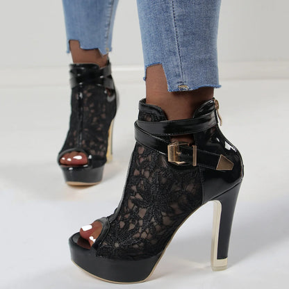 Lola Lace Heels