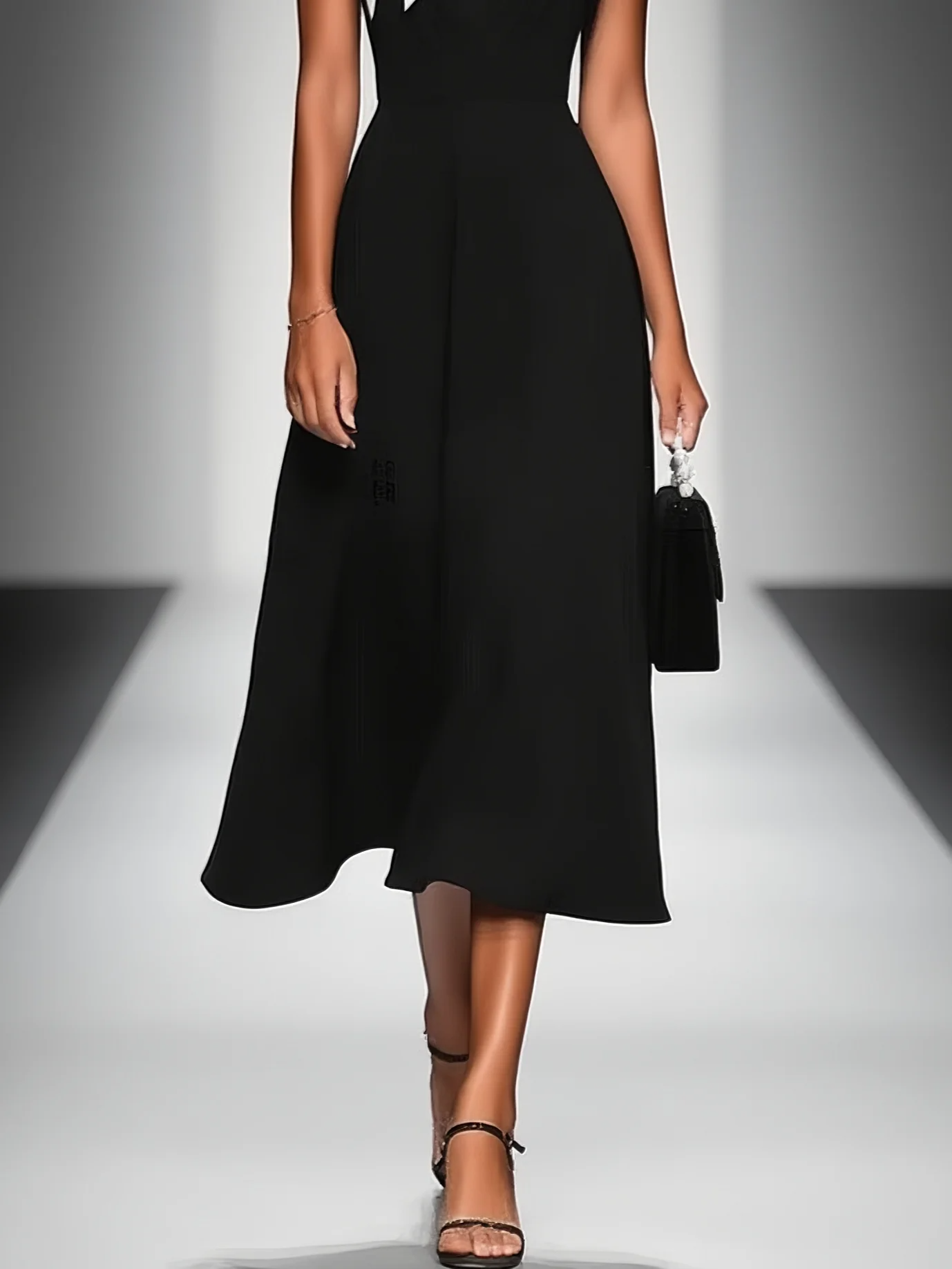 Monochrome Muse Dress