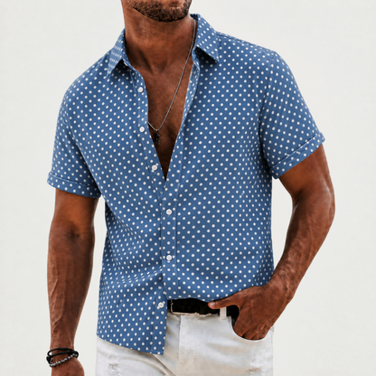 Downtown Dot Button Up