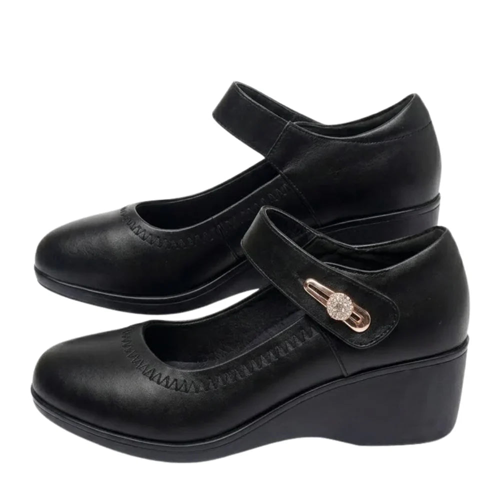 Camila Comfort Leather Support Shoes
