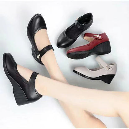 Camila Comfort Leather Support Shoes