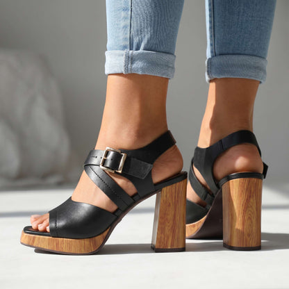 Josefina Buckle Heels
