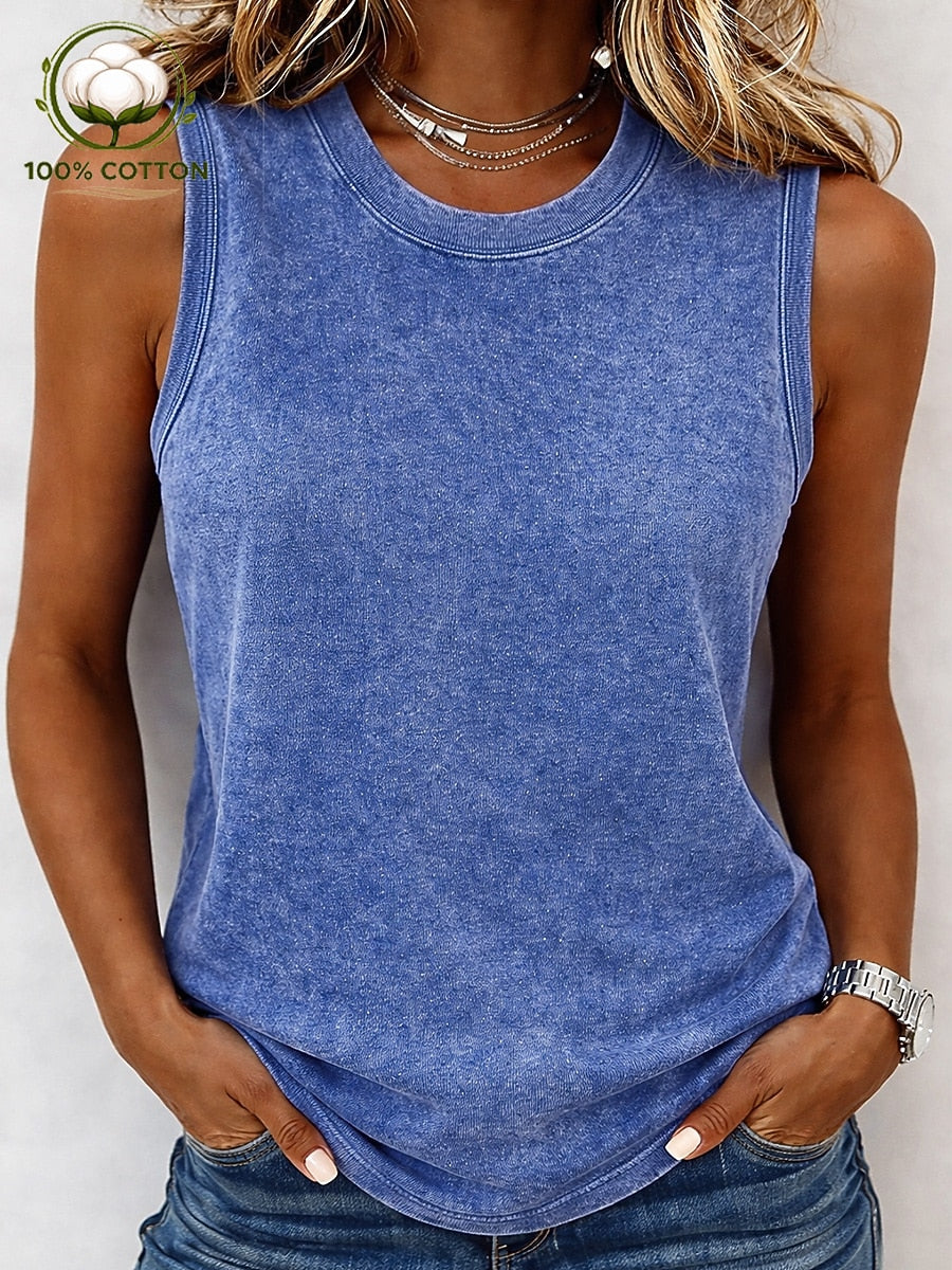 Casual 100% Cotton Top